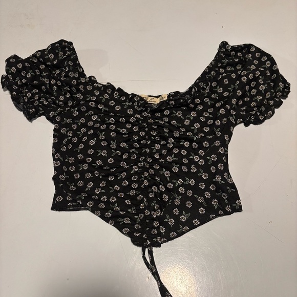 Liberty Love Tops - Liberty Love Front Tie Crop Top
